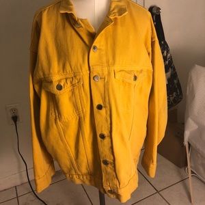 Yellow Denim Jacket